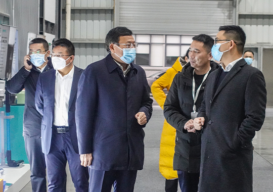 邵陽市委副書記、市長華學(xué)健到企視察
